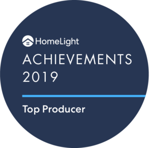 Homelight Achievements 2019. Top Producer.