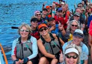 Group of people on a boat.