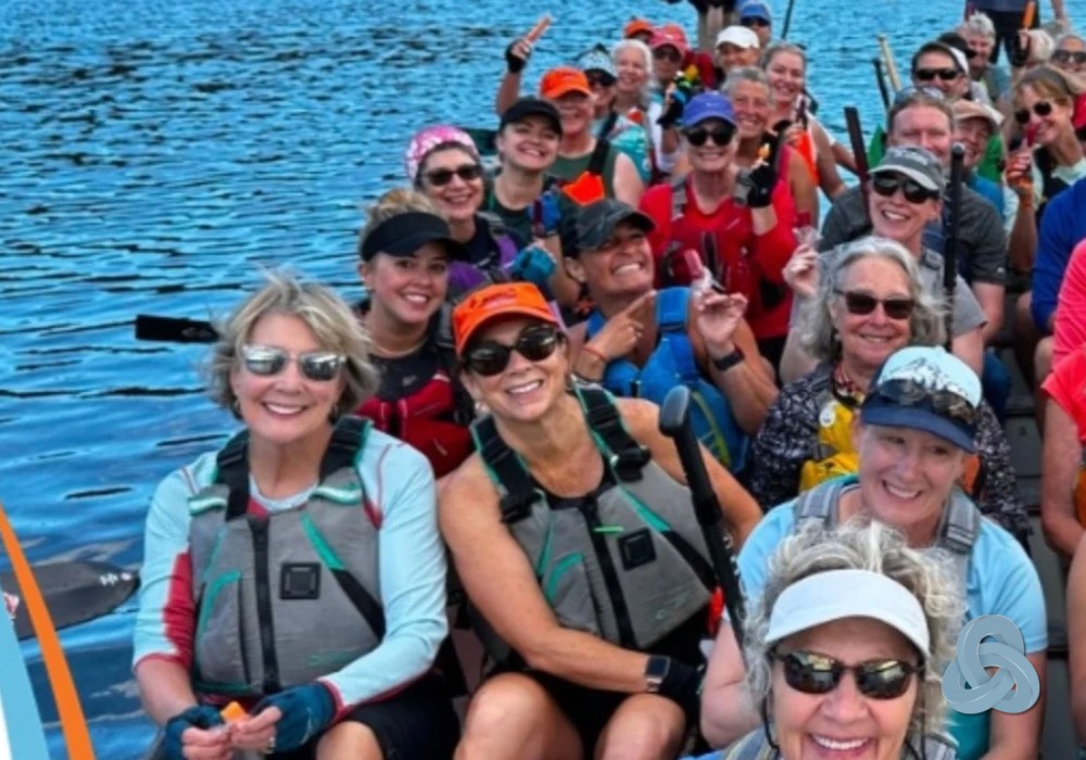 Group of people on a boat.
