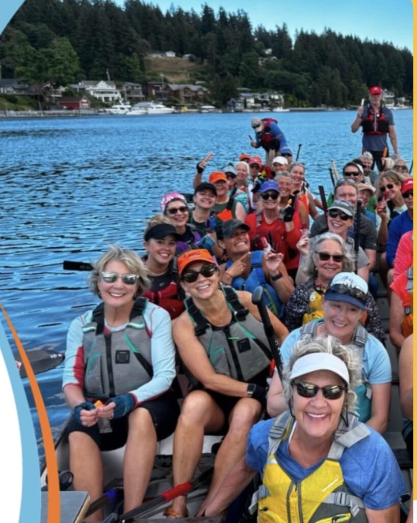 Group of people on a boat.